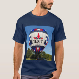 Camiseta Digitalização de Moedas de TeXit para o Meu Balão
