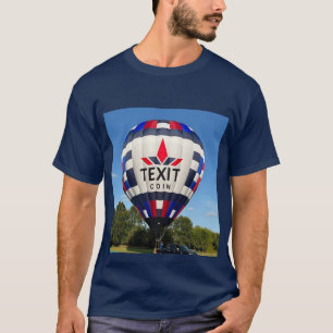 Camiseta Digitalização de Moedas de TeXit para o Meu Balão