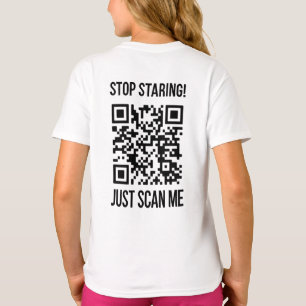 Camiseta Digitalize-me o código QR: Crie o seu futuro