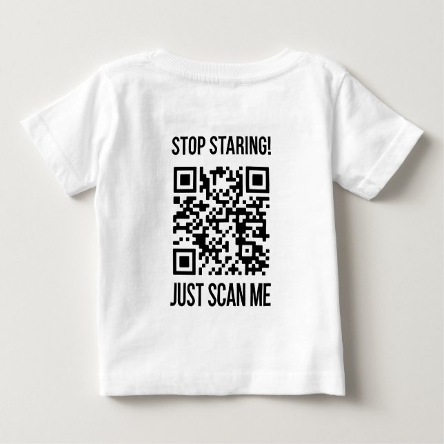Camiseta Digitalize-me o código QR: Crie o seu futuro (Verso)