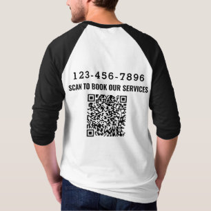Camiseta Digitalize para registrar o logotipo corporativo