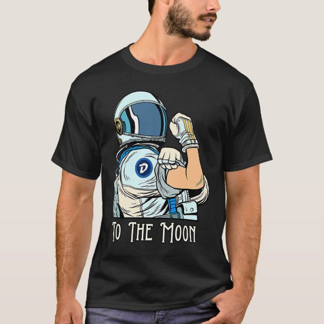 Camiseta Digito Diário DGB De Conversação De Moeda Criptogr (Frente)