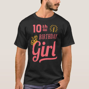 Camiseta Dígitos duplos de 10 anos Coroa de 10 anos