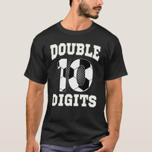 Camiseta Dígitos duplos Decoração de aniversário Menino 10