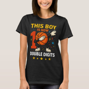 Camiseta Dígitos Duplos Sketll Menino Aniversário 10 Anos D