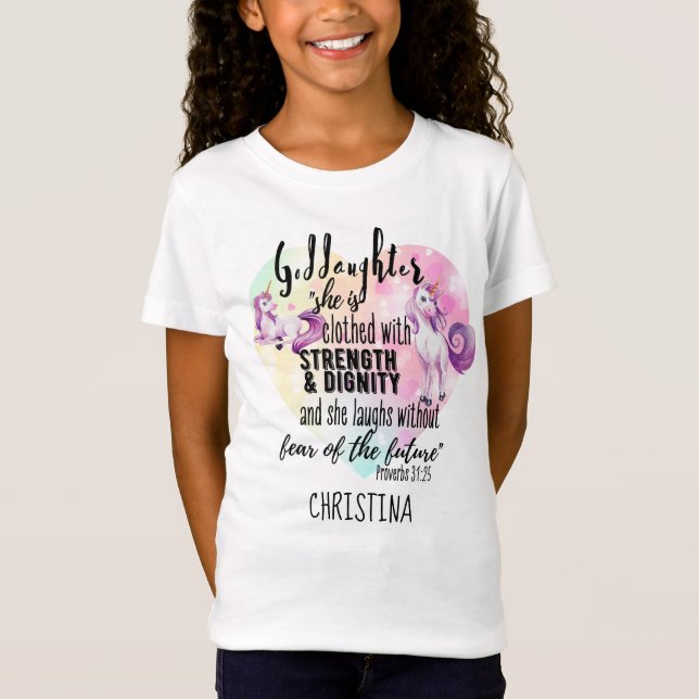 Camiseta Dignidade de Força Fechada Adolescente DAUGHTER Ci (Frente)