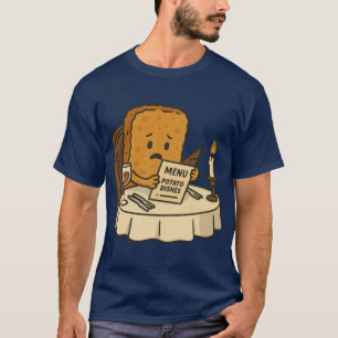 Camiseta Dilema da Batata Hash Brown Medo