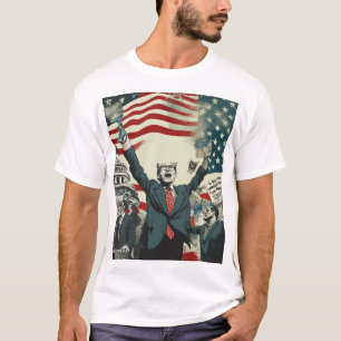 Camiseta Dilema da Democracia: Poder, Ganância e Influência