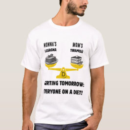 Camiseta Dilema Familiar Personalizado: Equilíbrio entre La
