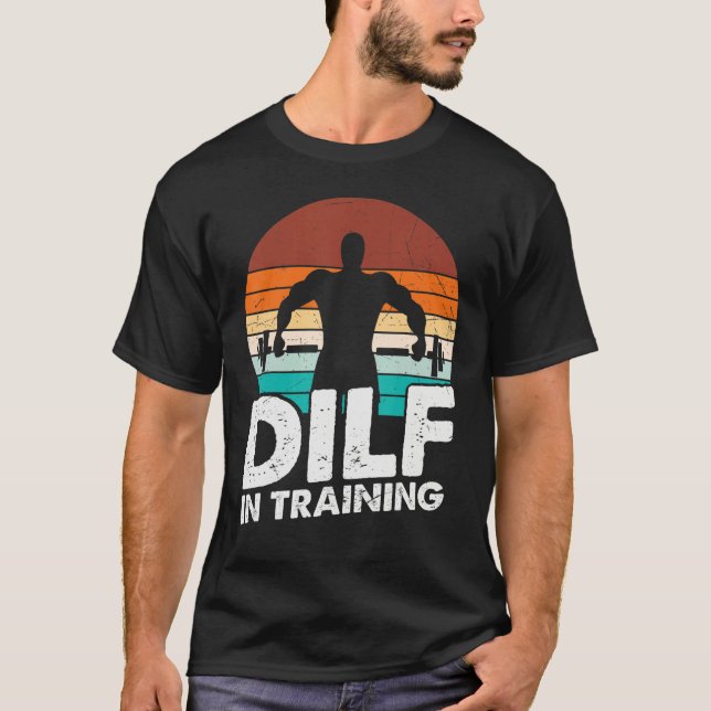 Camiseta Dilf  Dia dos Pais Para o Papai (Frente)