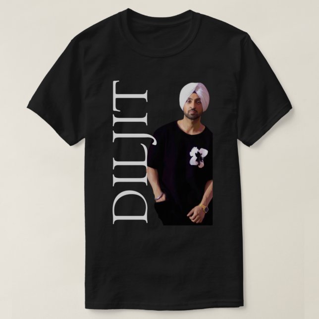 Camiseta Diljit Desi Merch (Frente do Design)