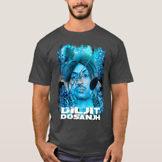 Camiseta Diljit Dosanjh trabalho de arte 4