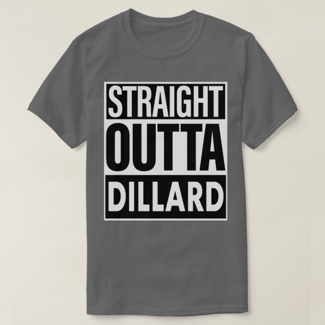 Camiseta Dillard Name Hetero Outta Dillard (Frente do Design)