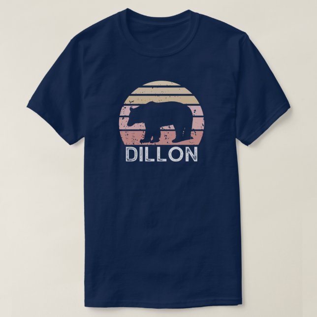 Camiseta Dillon Colorado Retro Bear (Frente do Design)