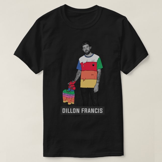 Camiseta Dillon Francis Sticker.png (Frente do Design)