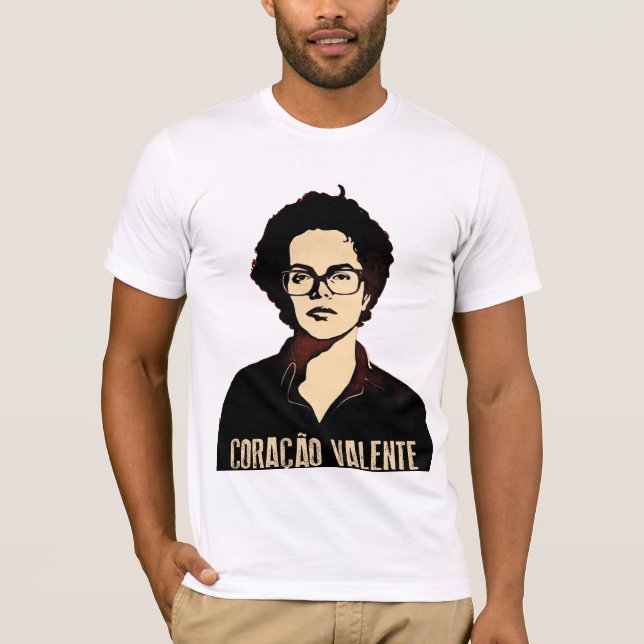 Camiseta Dilma Coração Valente (Frente)