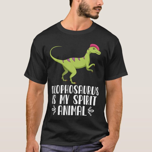 Camiseta Dilophossauro é o meu espírito (Frente)