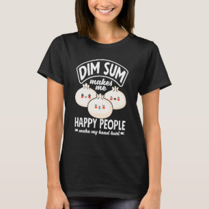 Camiseta Dim Sum Comida Chinesa Bolinhos Dim Sum Me Faz Ha