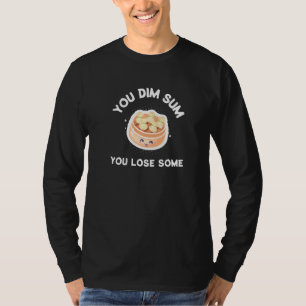 Camiseta Dim Sum Engraçado Comida Asiático Arma Chinês de P