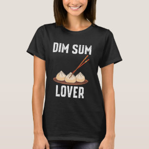Camiseta Dim Sum Lover Chinês Comidas Sopras Asiáticas