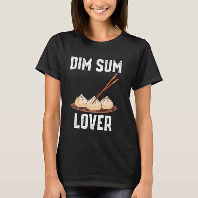 Camiseta Dim Sum Lover Chinês Comidas Sopras Asiáticas (Frente)