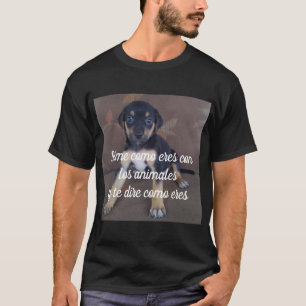 Camiseta Dime como eres con los animales