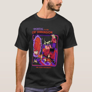Camiseta Dimensão do Gato Ficção Científica Retro Vintage E