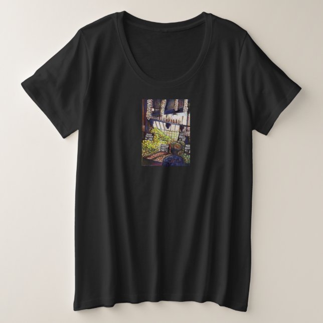 Camiseta Dimensões da curiosidade (Frente do Design)