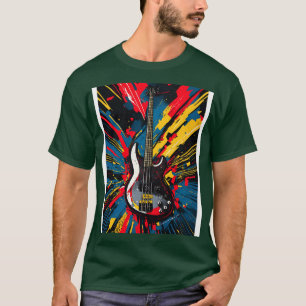 Camiseta Dimensões Musicais de Quebramento de Riqueza Cósmi