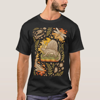 Camiseta Dimetrodon Daydream Arte de História Natural Permi