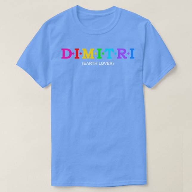 Camiseta Dimitri Earth Lover (Frente do Design)