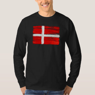 Camiseta Dinamarca Bandeira Dinamarca