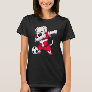 Camiseta Dinamarca Bandeira Futebol Dinamarquês Dabbing Fan