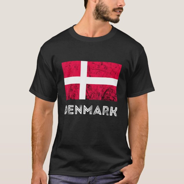Camiseta Dinamarca Dannebrog Danish Flag Dansk Roots Danish (Frente)
