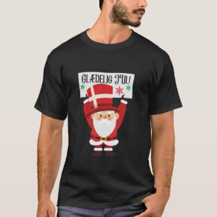 Camiseta Dinamarca Gl delig Jul Danish Merry Christmas Gl d