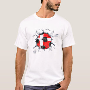 Camiseta Dinamarca Soccer Supporter Denmark Flag 2022
