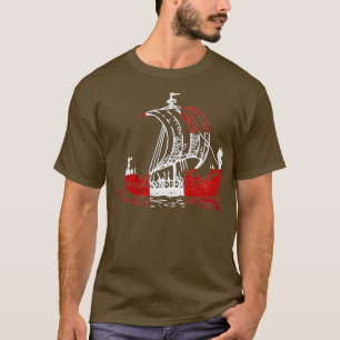 Camiseta Dinamarca Viking Danish Flag Vikings Dinamarca
