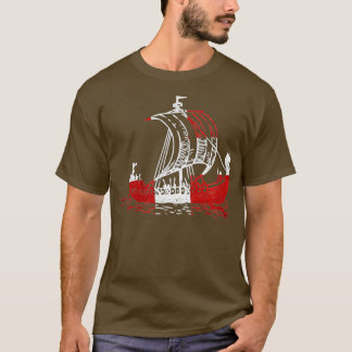 Camiseta Dinamarca Viking Danish Flag Vikings Dinamarca