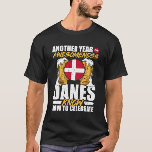 Camiseta Dinamarquesa Raízes Dinamarquesas Patrimônio Ortos
