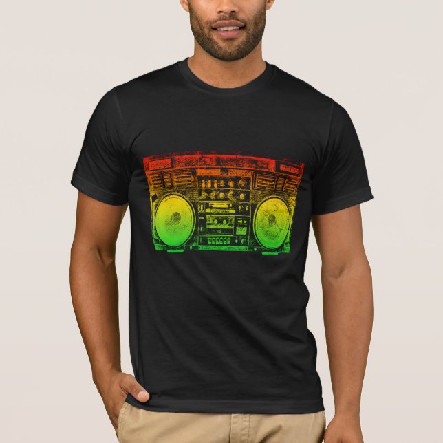Camiseta Dinamitador do gueto de Rasta (Frente)