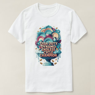 Camiseta Dinamômetro de Serviço de Louça, Campeã d