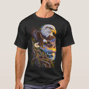 Camiseta Dinastia Águia – Família de Águia-Careca Vintage