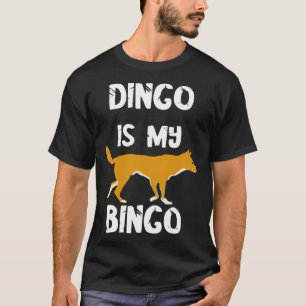Camiseta Dingo É Meu Jogador de Bingo Jogando Jogo de Carta