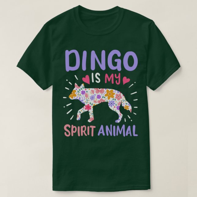 Camiseta Dingo Spirit Animal 1 (Frente do Design)