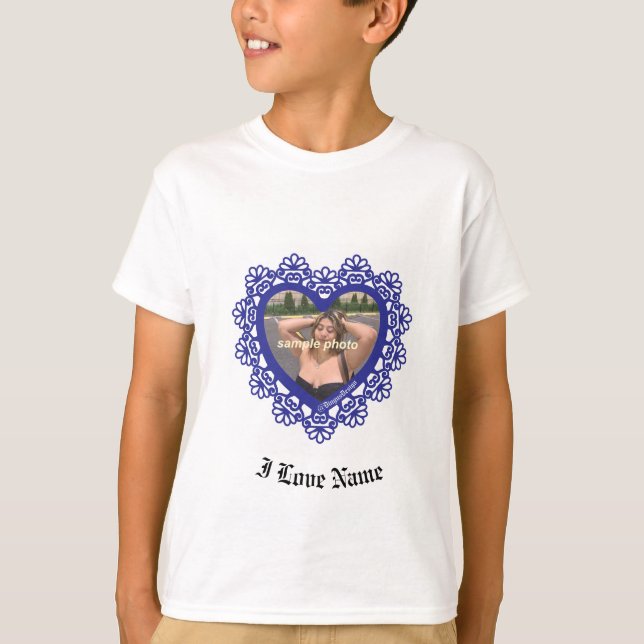 Camiseta Dingus Heart Lace Frame (Frente)