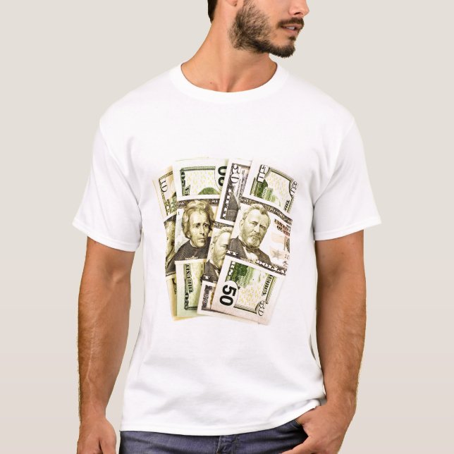 Camiseta Dinheiro em dólar (Frente)
