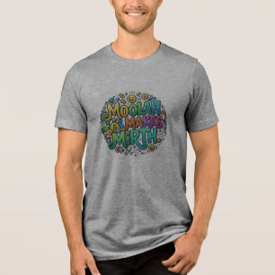 Camiseta Dinheiro Faz Alegria – Gráfico Divertido de Dinhei