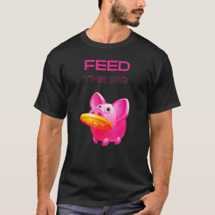 Camiseta Dinheiro Gráfico com Money Piggy Bank 1