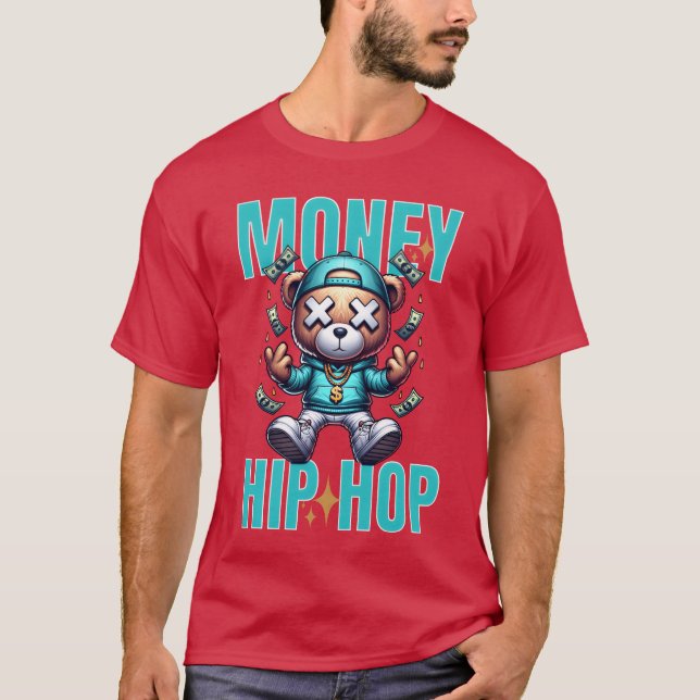 Camiseta Dinheiro HipHop retrô (Frente)