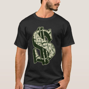 Camiseta Dinheiro I Dólar Bill I Estados Unidos Dólar I Dól